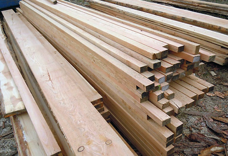 Sawm timber