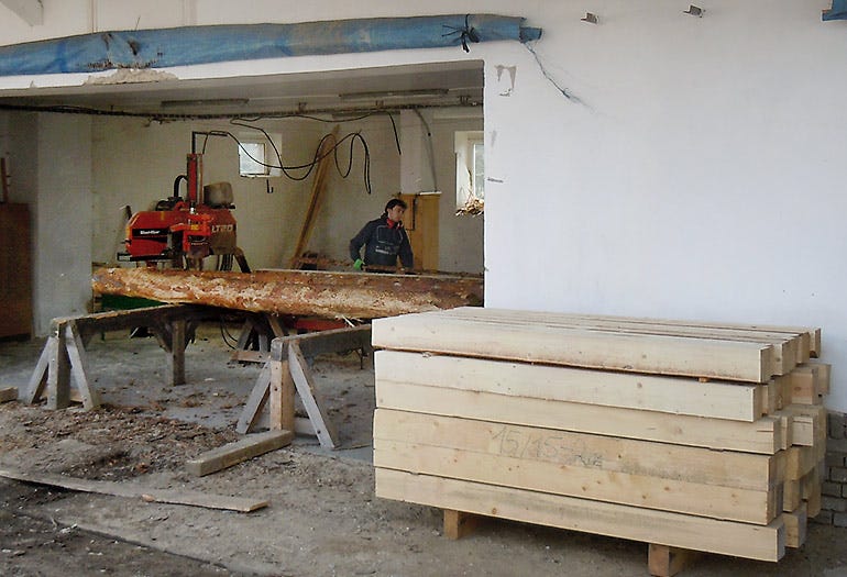 Drevodiskont sawmilling workshop