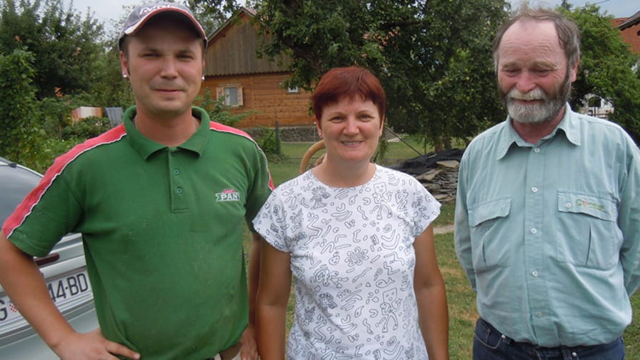 Jurica sa svojim roditeljima, Darinka i Zvonimir Špoljar 